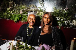 Bethann Hardison and Iman