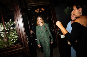 The scene at the Chanel Artists Dinner.