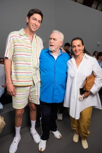 Nicholas Braun, Brian Cox and Nicole Ansari-Cox