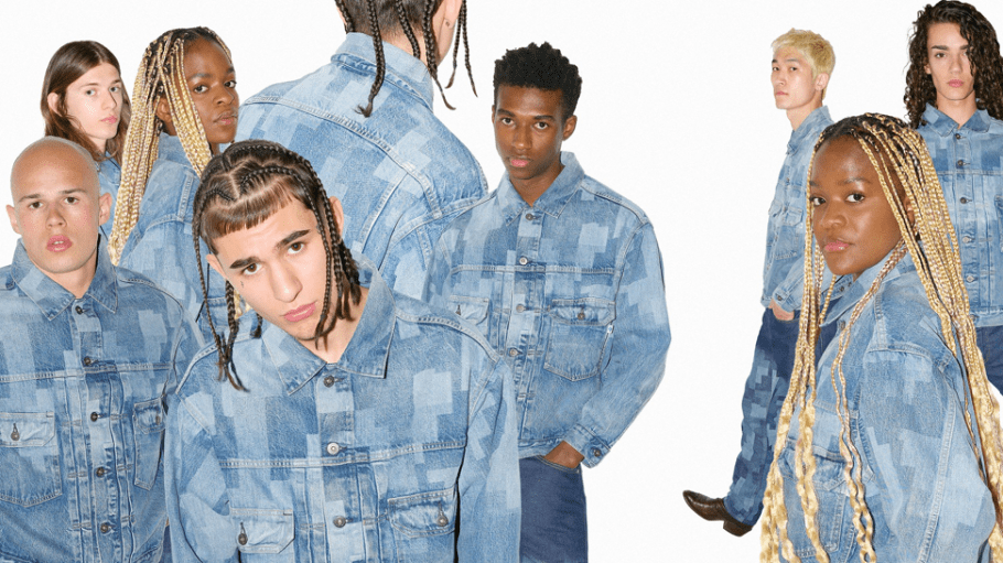 Levi’s jeans and jacket jeans are the chosen canvasses for Marcelo Burlon County of Milan’s latest drop.  