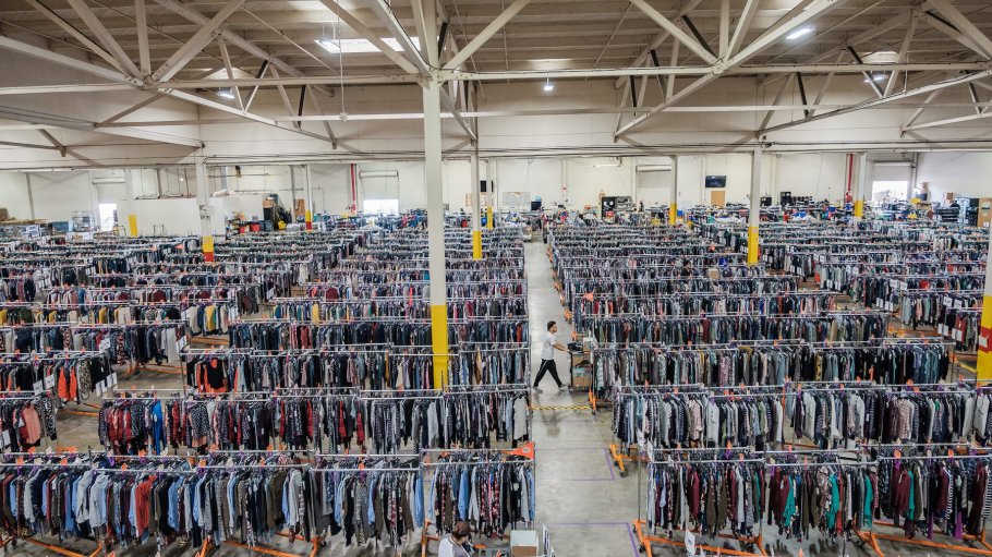 A Stitch Fix warehouse in San Francisco.