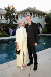 Kate Foley with Givenchy CEO Renaud De Lesquen