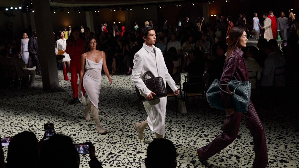 Bottega Veneta's repeat show in Beijing.