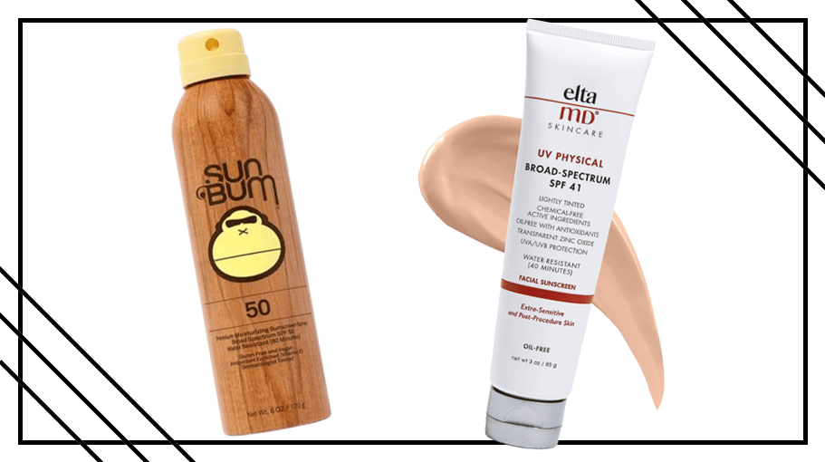spray sunscreen; tinted sunscreen