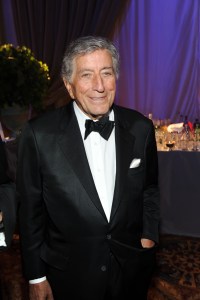 Tony Bennett at the ninth annual Elton John AIDS Foundation benefit at Cipriani Wall Street in 2010.