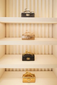 Inside the new Lanvin store opening on Madison Avenue.