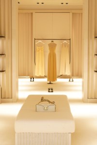 Inside the new Lanvin store opening on Madison Avenue.