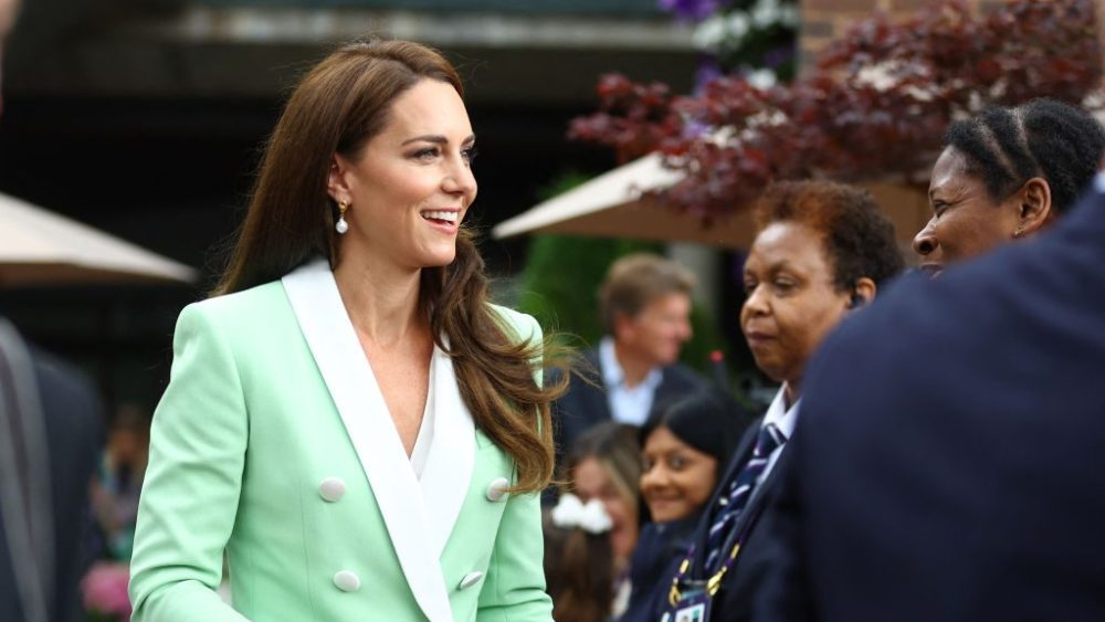 Catherine, Princess of Wales during day two of Wimbledon on July 4 in London.