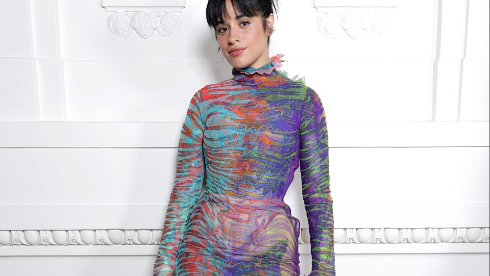 Camila Cabello at the Jean Paul Gaultier haute couture fall 2023 show on July 5 in Paris.