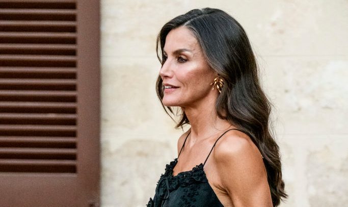 Queen Letizia of Spain attends the Atlàntida Film Fest on July 30 in Mallorca, Spain.