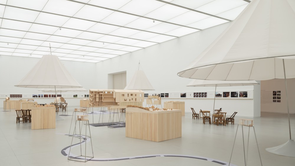 "The Shape of Shadow" exhibition at Power Station of Art in Shanghai.