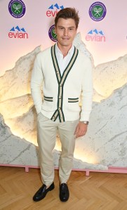 LONDON, ENGLAND - JULY 03: Oliver Cheshire poses in the evian VIP Suite on day one of Wimbledon 2023 on July 3, 2023 in London, England. Pic Credit: Dave Benett