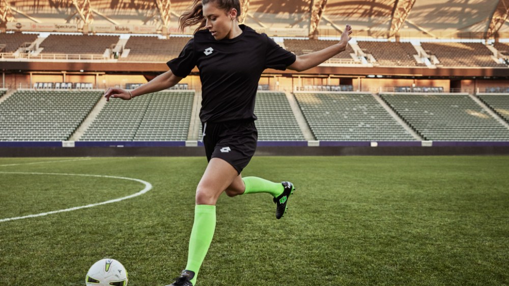 Dick's Sporting Goods is the first retail partner for Italian sports performance brand Lotto under WHP, with Sofia Huerta as ambassador.