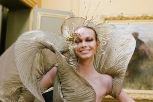 Backstage at Iris van Herpen Couture fall 2023