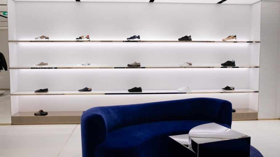 A look inside the reopened Burberry flagship store on New Bond Street.