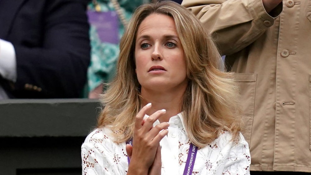 Kim Murray on day two of the 2023 Wimbledon Championships on July 4 in London.