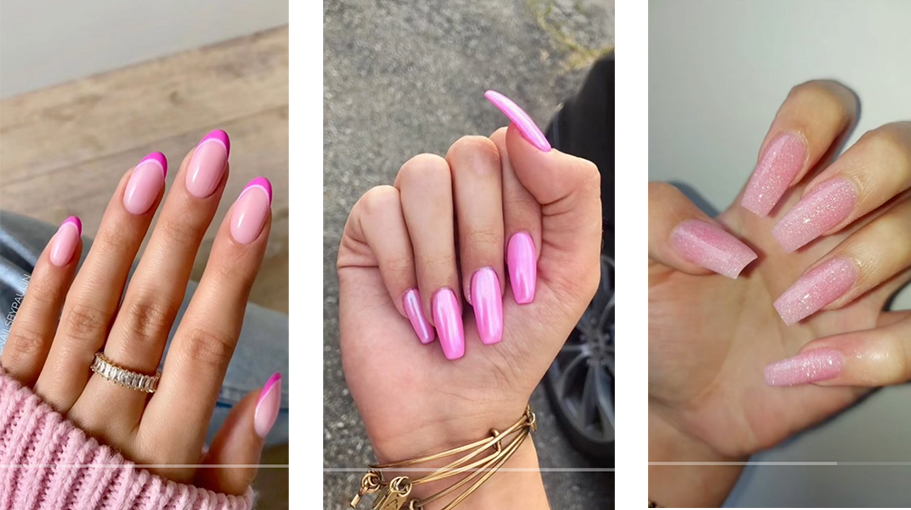 Pink nail polish inspiration