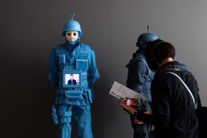 A view of the "Project for a New American Century" exhibition.