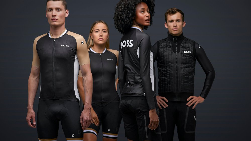 Latest looks from a Boss collaboration with Swiss cycling-apparel brand Assos.