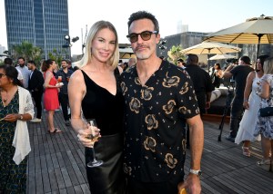 Elspeth Keller and Reid Scott
