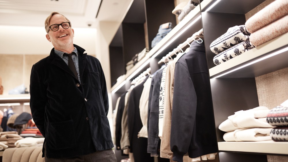 Bruce Park at the Bergdorf Goodman Men's store.