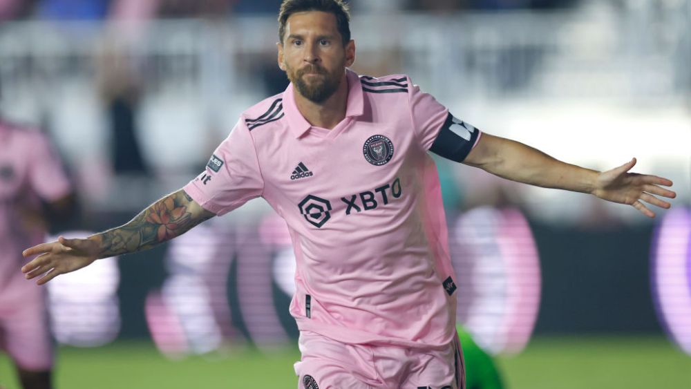 adidas Lionel Messi pink jersey, Inter Miami CF, soccer
