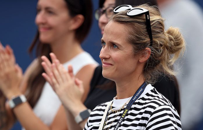 Kim Sears during day two of the 2023 U.S. Open on Aug. 29 in New York.