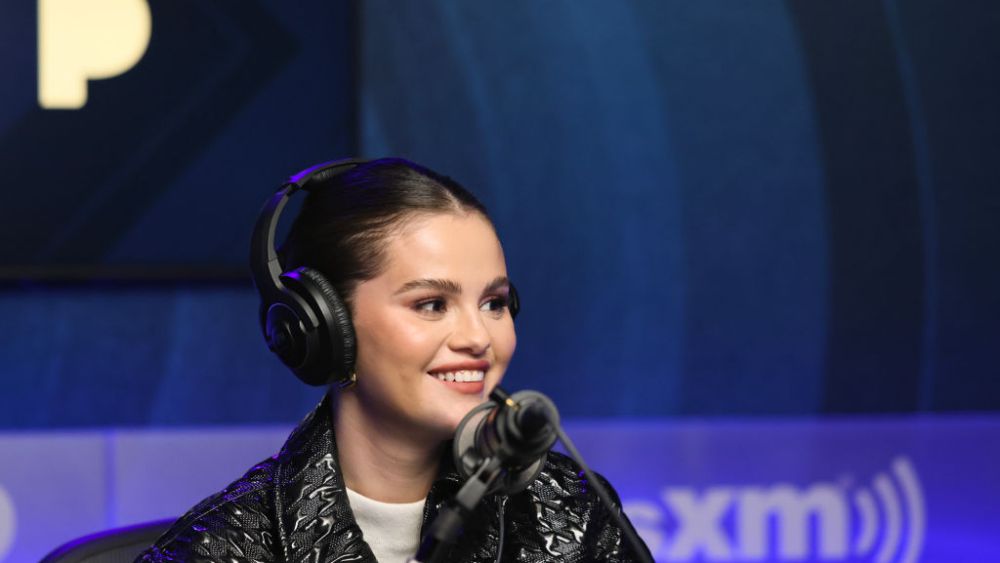 Selena Gomez at SiriusXM Studios on Aug. 30 in Los Angeles.