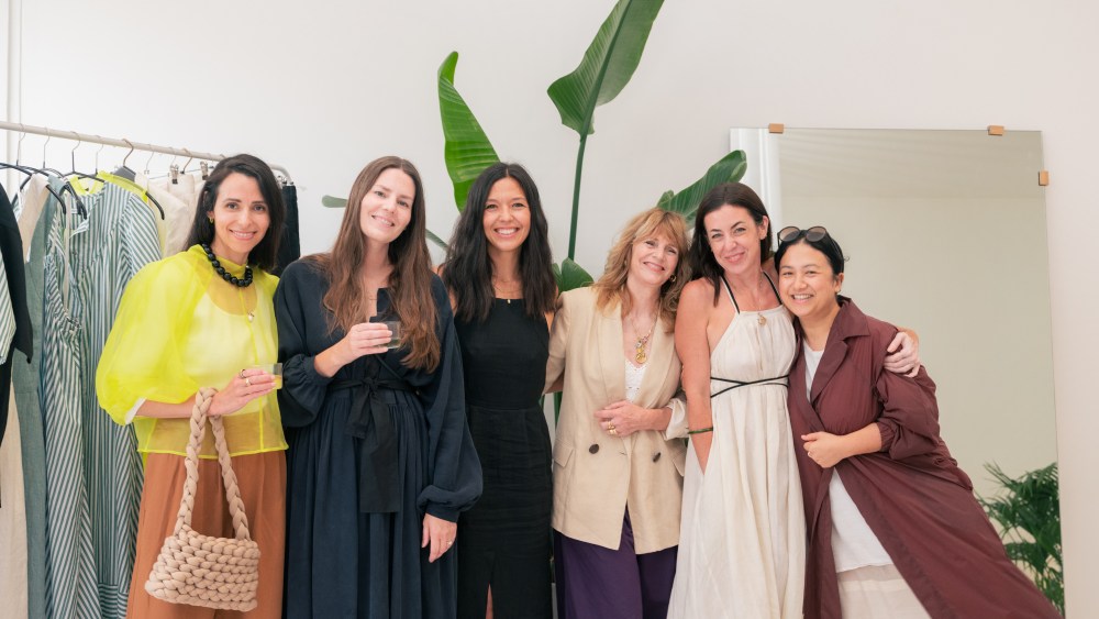 Left to right, NooMoon founder Angela Tafoya; Mother Mag founder Katie Hintz-Zambrano; Kamperett co-founder Anna Chiu; Metier owner Sheri Evan; Kamperett co-owner Valerie Santillo and photographer/stylist/chef Rene Friedrich.