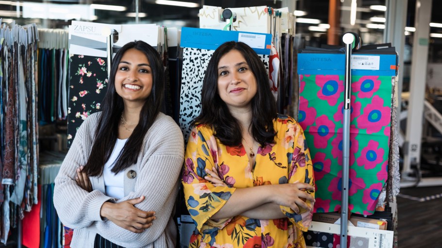 Refiberd founders Tushita Gupta and Sarika Bajaj.