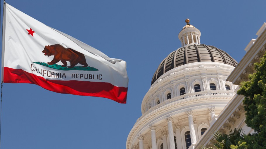 California capitol building in Sacramento.