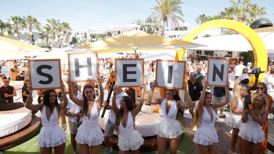 Shein pop-up in Ibiza.