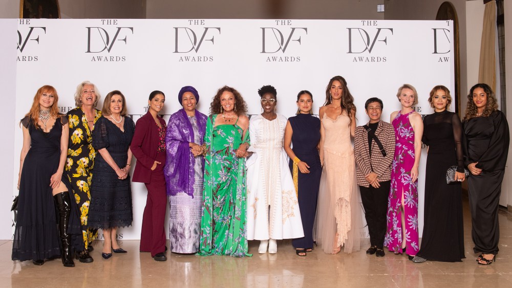 Jewel;Emma Thompson;Nancy Pelosi;Amina Mohammed;Diane Von Furstenberg;Joy Buolamwini;Maria Ressa;Alyse Nelson;Rita Ora;Nadine Ibrahim