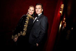 Aimee Mullins and Rupert Friend