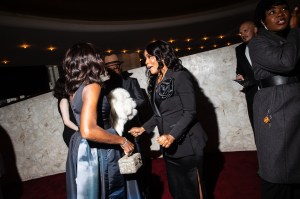 Deborah Roberts and Angela Bassett