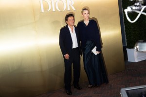 Jean-Michel Othoniel and Charlize Theron