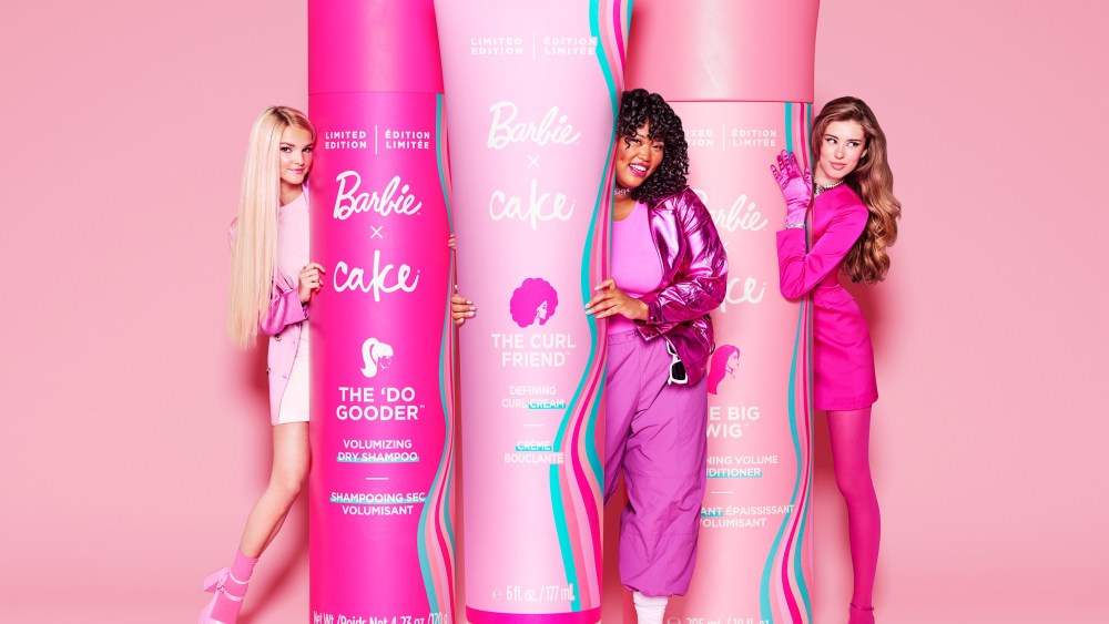 A closer look at the Barbie X Cake “Totally Hair, That’s Totally You" limited-edition collection.