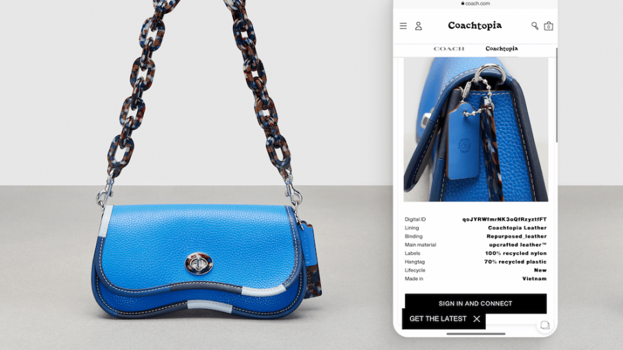 Coach Coachtopia digital IDs Digital Product Passports