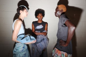 Backstage at Collina Strada RTW Spring 2024