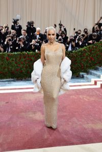 NEW YORK, NEW YORK - MAY 02: Kim Kardashian attends The 2022 Met Gala Celebrating "In America: An Anthology of Fashion" at The Metropolitan Museum of Art on May 02, 2022 in New York City. (Photo by Jamie McCarthy/Getty Images)