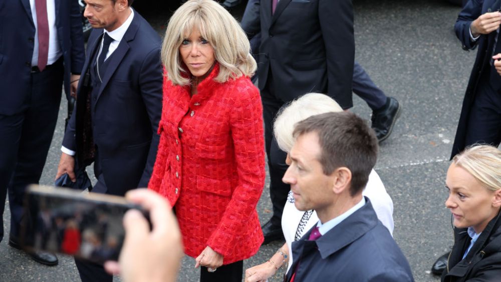 Brigitte Macron, Notre Dame, Chanel, Royal Visit