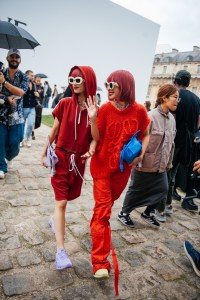 Street style at Paris Fashion Week RTW Spring 2024