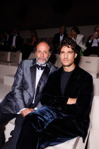 Luca Guadagnino and Louis Garrell