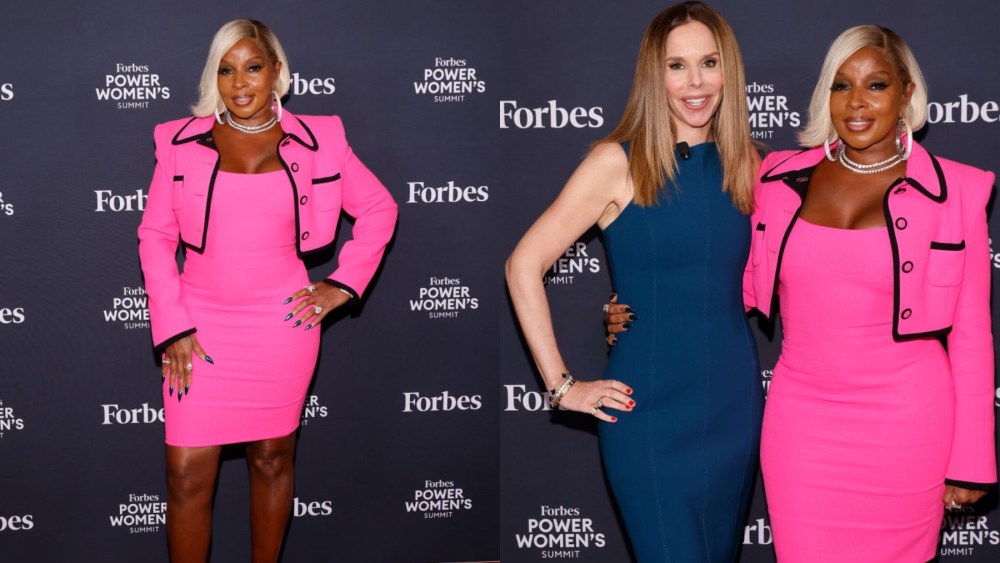 Mary J. Blige and Moira Forbes at the 2023 Forbes Power Women's Summit on Sept. 14 in New York City.