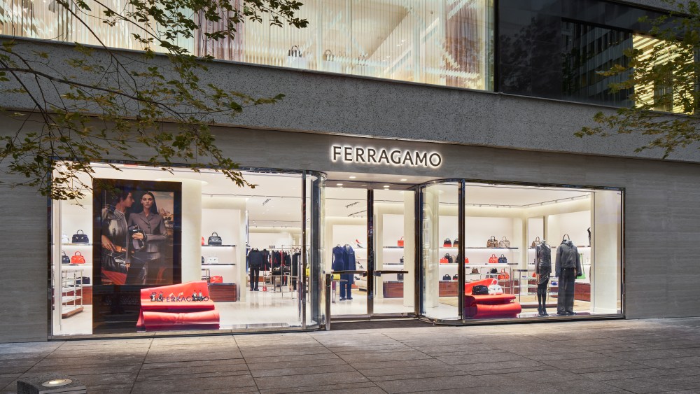 Ferragamo on Bloor Street West in Toronto.