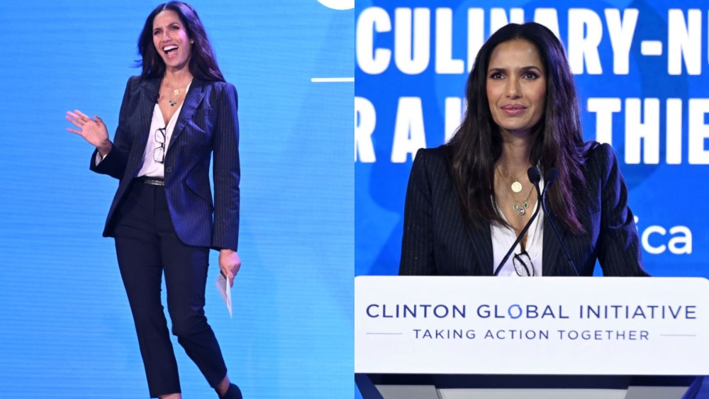 Padma Lakshmi at the Clinton Global Initiative on Sept. 19 in New York City.