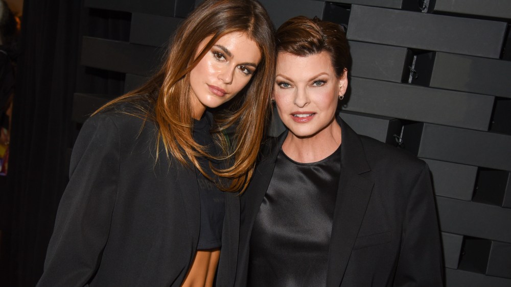 Kaia Gerber and Linda Evangelista