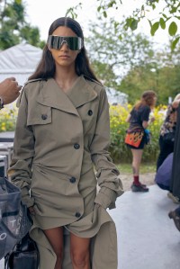 Backstage at Acne RTW Spring 2024