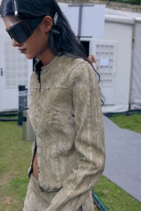 Backstage at Acne RTW Spring 2024