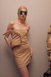 Backstage at Acne RTW Spring 2024